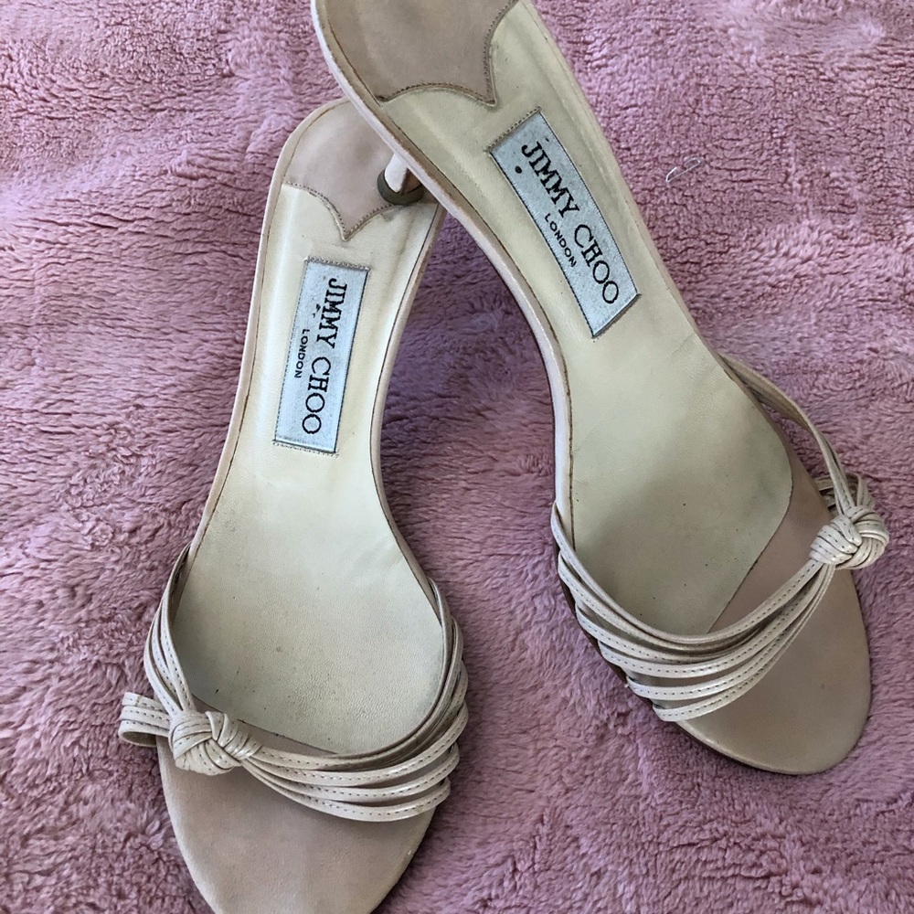 Jimmy Choo London Heeled Sandals, Size 38 - Picture 1 of 4